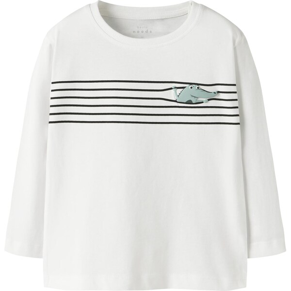 NAME IT Tričko NMMVAGNO svetlozelená / čierna / biela 63956792