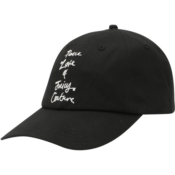 Juicy Couture Čiapka PEACE LOVE & JUICY SLOGA čierna / biela 63957015