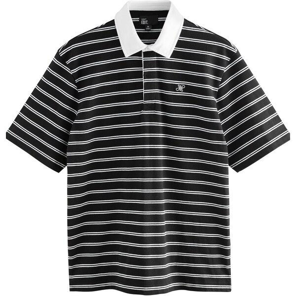 Next Tričko čierna / biela 64008854