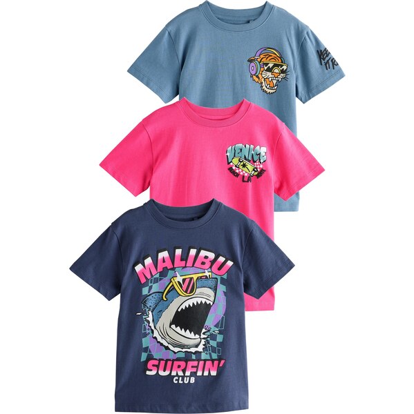 Next Tričko modrá / ružová 64488251