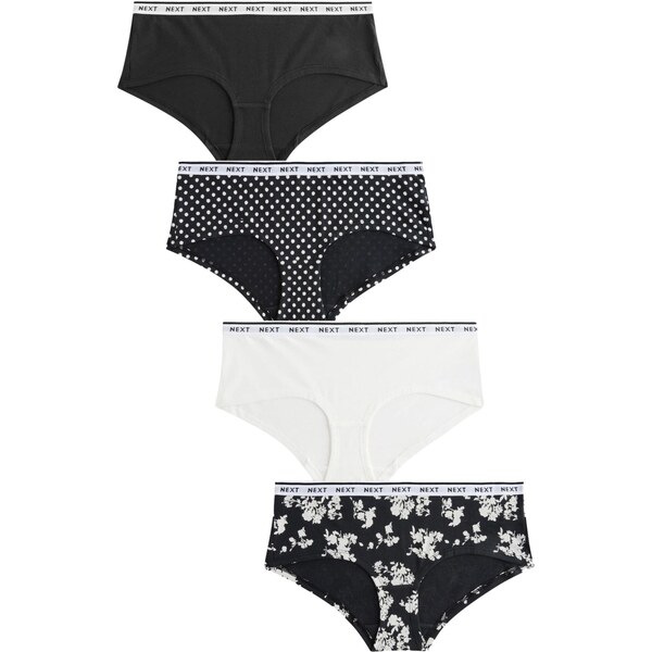 Next Nohavičky čierna / biela 65651797