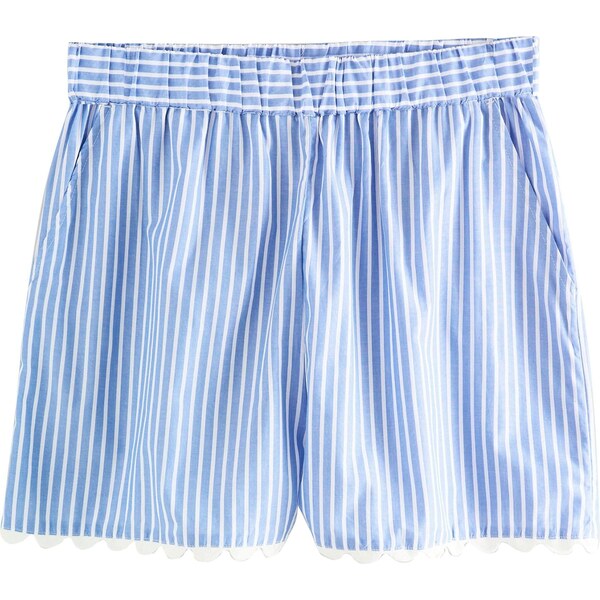 Next Nohavice nebesky modrá / biela 65878420