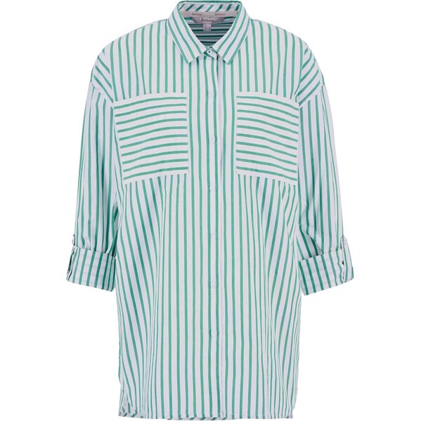 Barbour Blúzka Nicola svetlozelená / biela 63957114