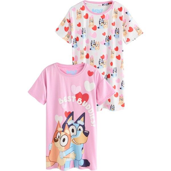 Next Nočná košieľka béžová / námornícka modrá / ružová / biela 64500780