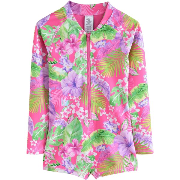 Next Jednodielne plavky zelená / fialová / ružová / biela 64216514