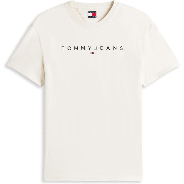 Tommy Jeans Tričko svetlobéžová / námornícka modrá 63956869