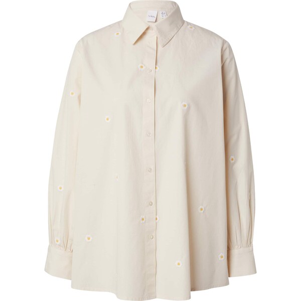 YAS Blúzka YASDASINA krémová / oranžová / biela 64391679