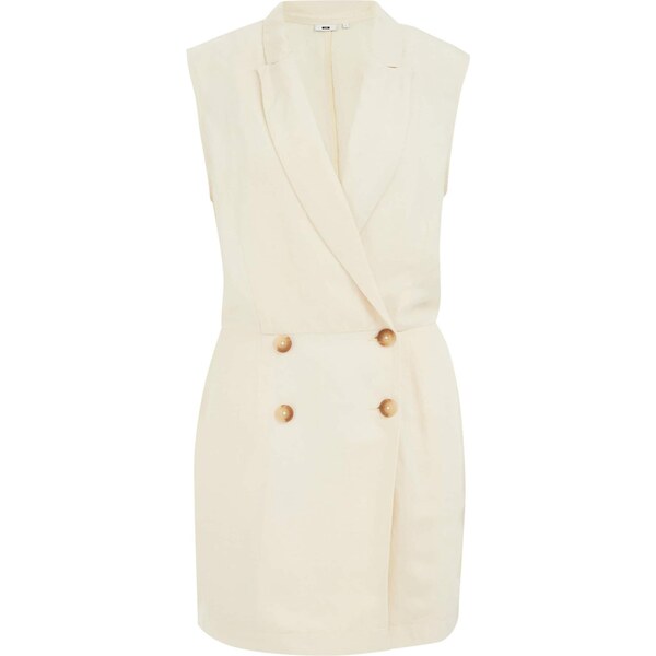 WE Fashion Overal prírodná biela 64801717