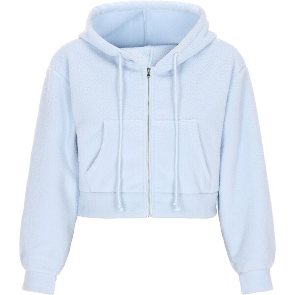 swirly Tepláková bunda Back To School svetlomodrá 65874761