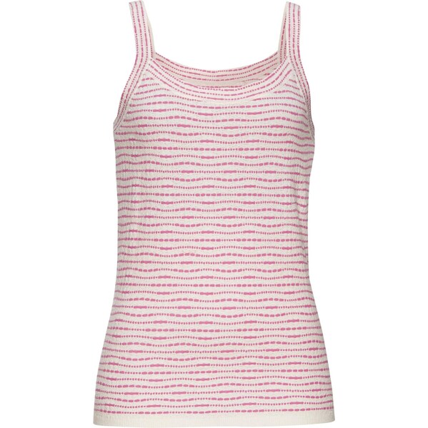 VIVANCE Vyšívaný top ružová / biela 65648711