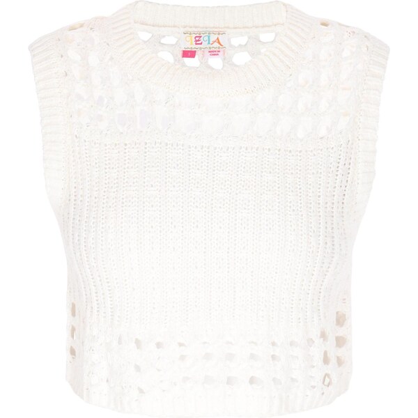 IZIA Vyšívaný top šedobiela 65649244