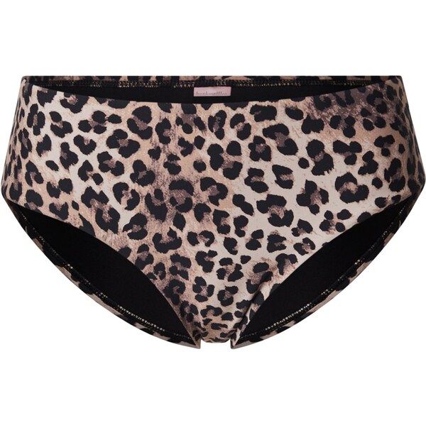 Hunkemöller Bikinové nohavičky Animalia Rio hnedá / kapučíno / čierna 66008204