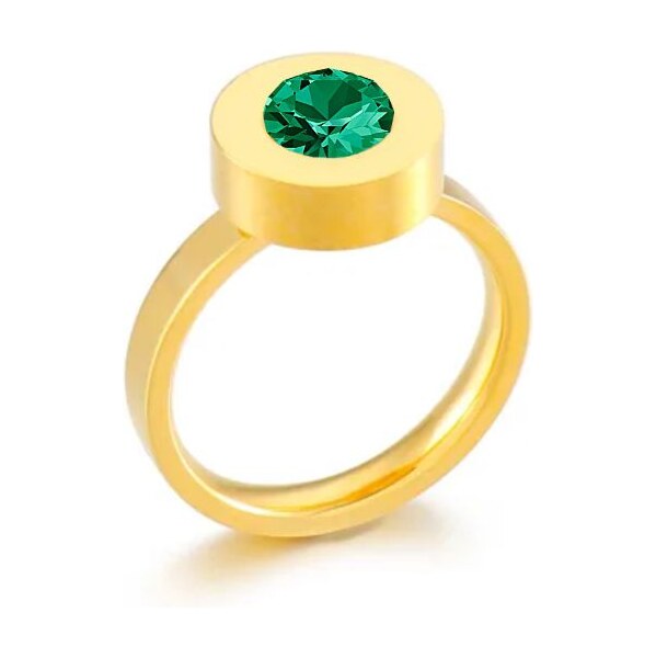 SWAROVSKI Elements Swarovski e. dámsky zlatý prsteň Shine Shot, 63969487