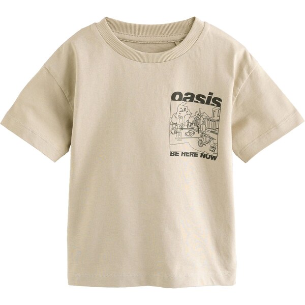 Next Tričko béžová / čierna 64488156