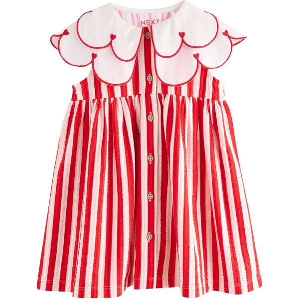 Next Šaty červená / biela 65650101