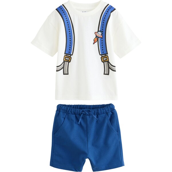 Next Set modrá / sivá / čierna / biela 64293770