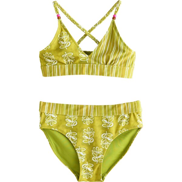 Next Bikiny olivová / jablková / biela 63973676