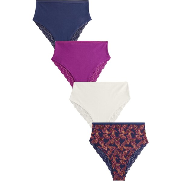 Next Nohavičky námornícka modrá / žltá / orchideová / biela 64559227