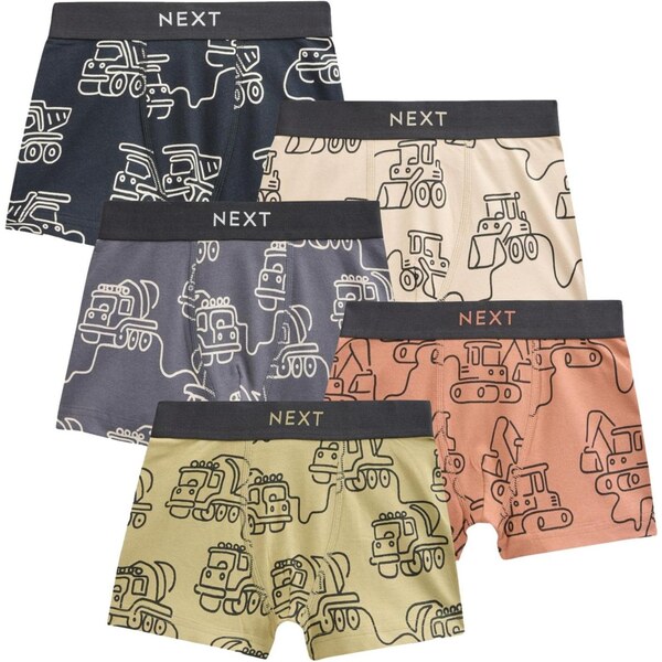 Next Nohavičky krémová / tmavomodrá / svetlohnedá / kiwi / čierna 63973679