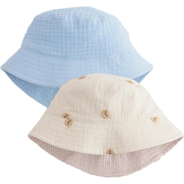 Next Klobúk béžová / piesková / svetlomodrá 65878395