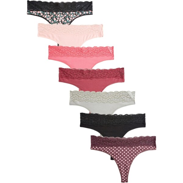 Next Tangá pastelovo zelená / malinová / rosé / vínovo červená / 65878061