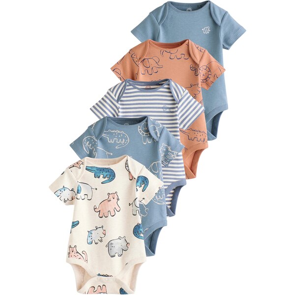 Next Body dymovo modrá / oranžová / biela / biela ako vlna 65300714