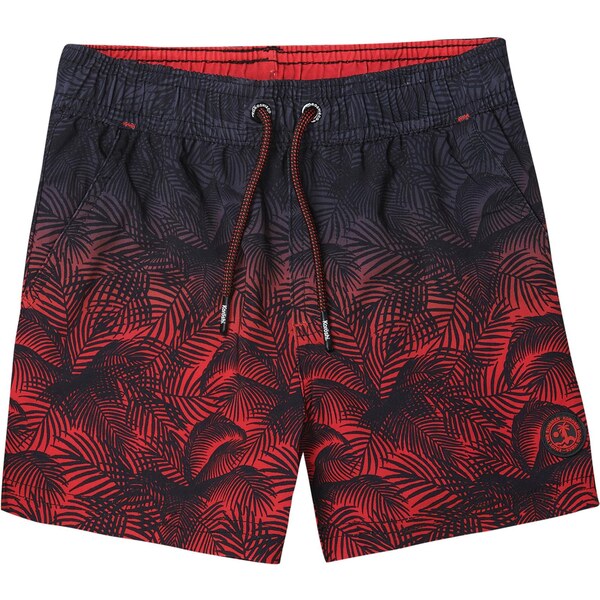 KOROSHI Plavecké šortky indigo / červená / čierna 65880399