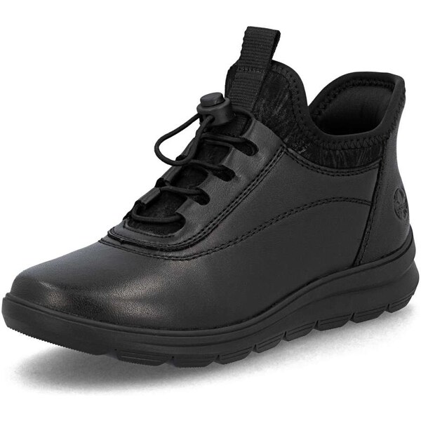 Dámske poltopánky RIEKER Z0057-00 čierna W5 63976320