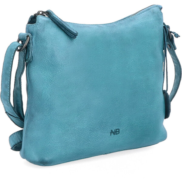 Kožená kabelka crossbody Noelia Bolger zelená NB 2400 TYR 64020574
