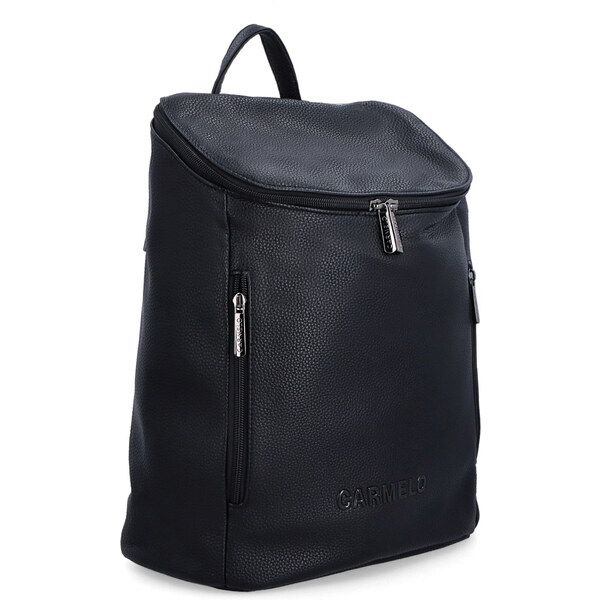 Mestský batoh zo syntetickej kože Carmelo čierna 4326 C 64020342