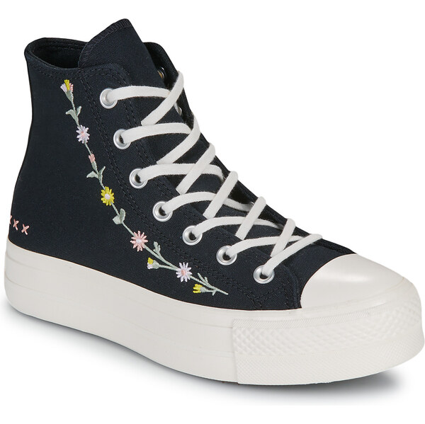 Converse Členkové tenisky CHUCK TAYLOR ALL STAR LIFT FLORAL EMBROIDERY 63978172