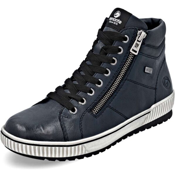 RIEKER Dámska členková obuv REMONTE D0772-15 modrá W5 63978615