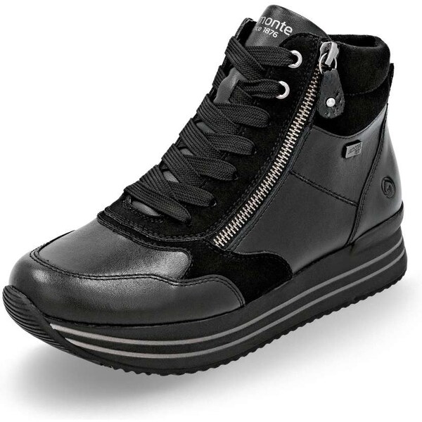 RIEKER Dámska členková obuv REMONTE D1371-00 čierna W5 63978617