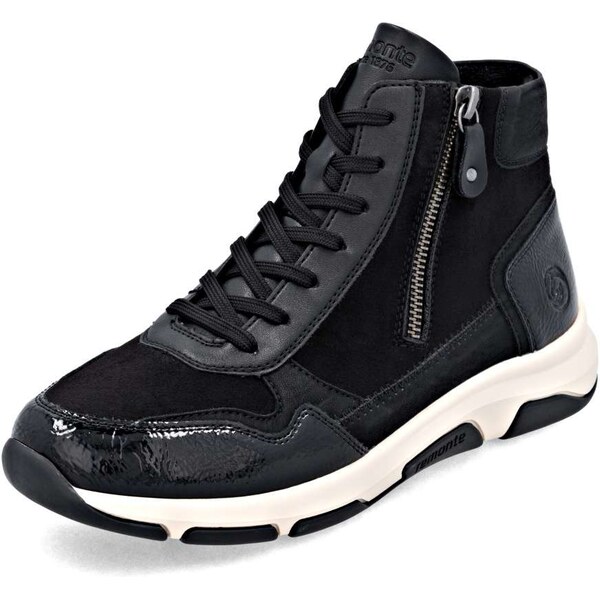 RIEKER Dámska členková obuv REMONTE D1S70-02 čierna W5 63978619