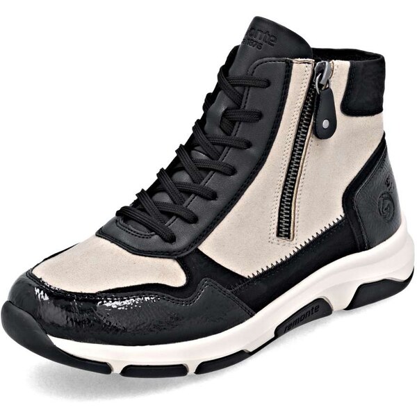 RIEKER Dámska členková obuv REMONTE D1S70-04 čierna W5 63978620