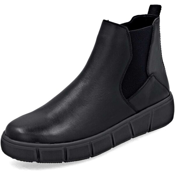 RIEKER Dámska členková obuv REMONTE D1T71-01 čierna W5 63978621