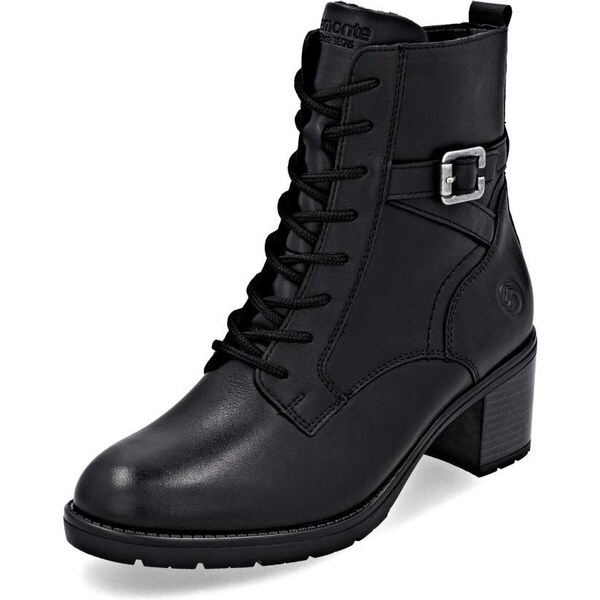 RIEKER Dámska členková obuv REMONTE D2A74-01 čierna W5 63978623