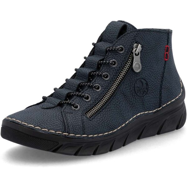 Dámska členková obuv RIEKER 55048-14 modrá W5 63978627