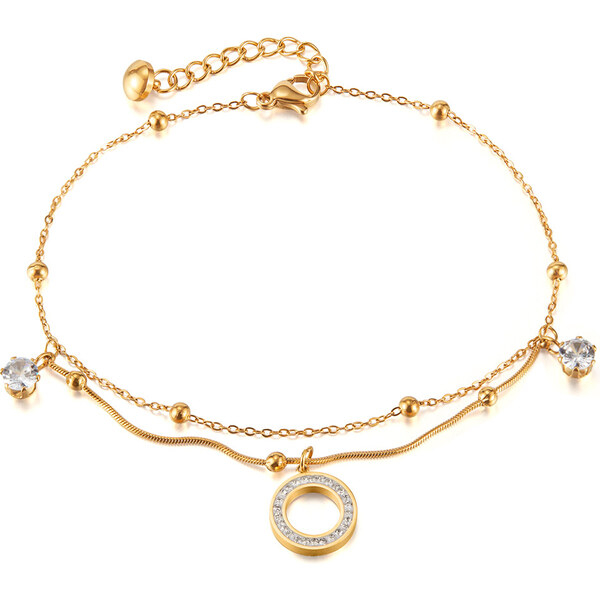 Náramok na nohu z chirurgickej ocele PHYLLIS 63989411