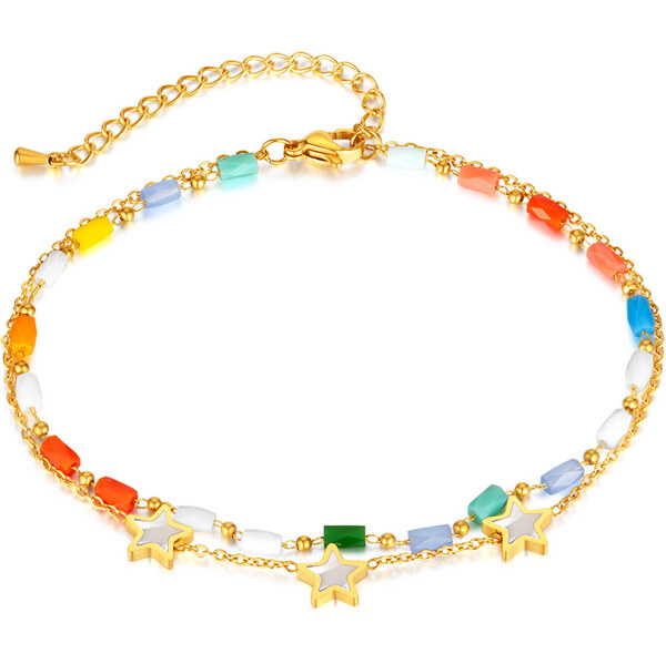 Náramok na nohu z chirurgickej ocele ENKELEDA 63989418