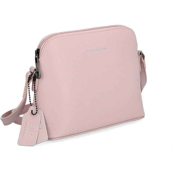 Kožená kabelka crossbody Noelia Bolger ružová NB 0096 R 64020229