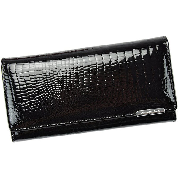 Dámska kožená peňaženka Jennifer Jones čierna 66840719