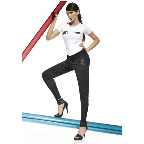 BAS BLEU Dámske elegantné nohavice ALEXA 200 DEN BasBleu 64003551