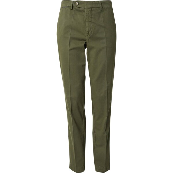 Hackett London Nohavice s pukmi olivová 64131286