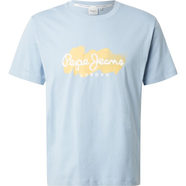 Pepe Jeans Tričko Milton svetlomodrá / tmavožltá / biela 64009056