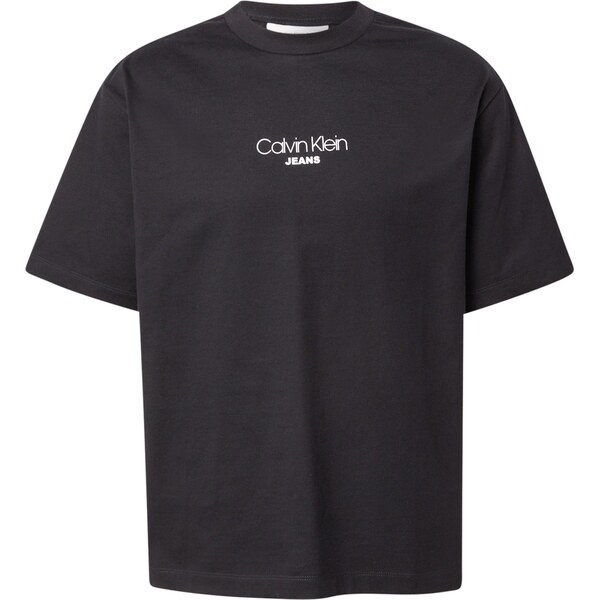 Calvin Klein Jeans Tričko čierna / biela 64009346