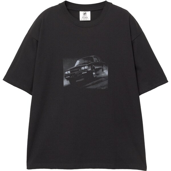 Pull&Bear Tričko antracitová / čierna / šedobiela 64167197