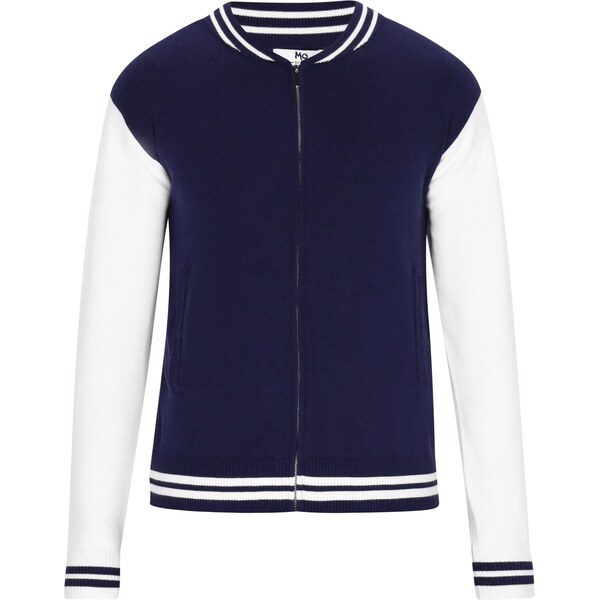 MO Kardigán námornícka modrá / biela 64333291