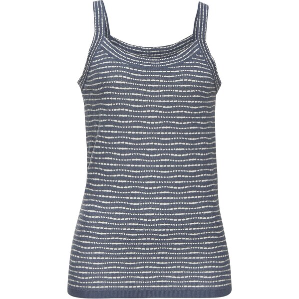 VIVANCE Vyšívaný top modrá / biela 65648710