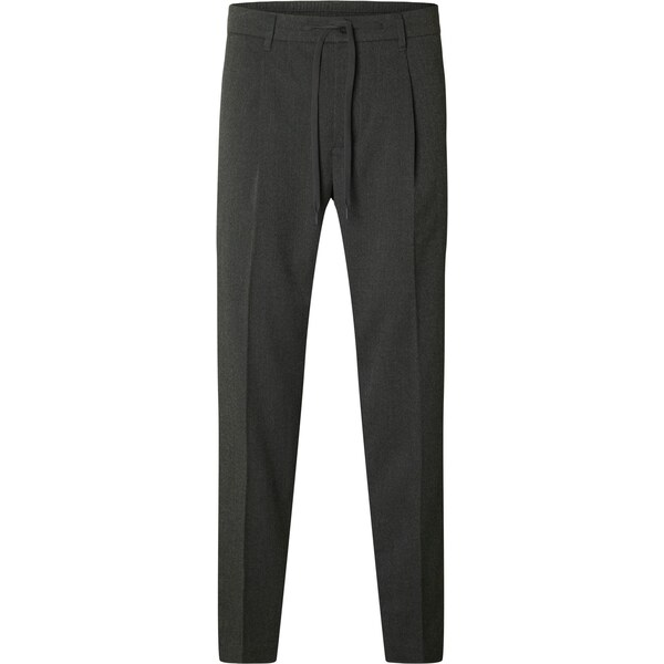 SELECTED Nohavice s pukmi SLHLeroy tmavosivá 65343698